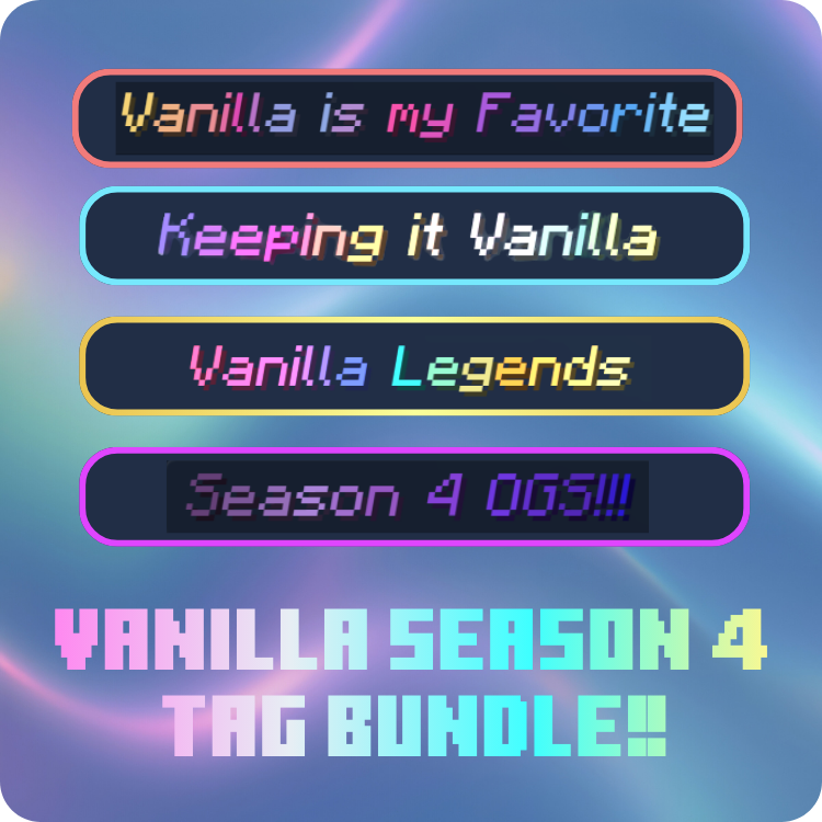 Vanilla tags